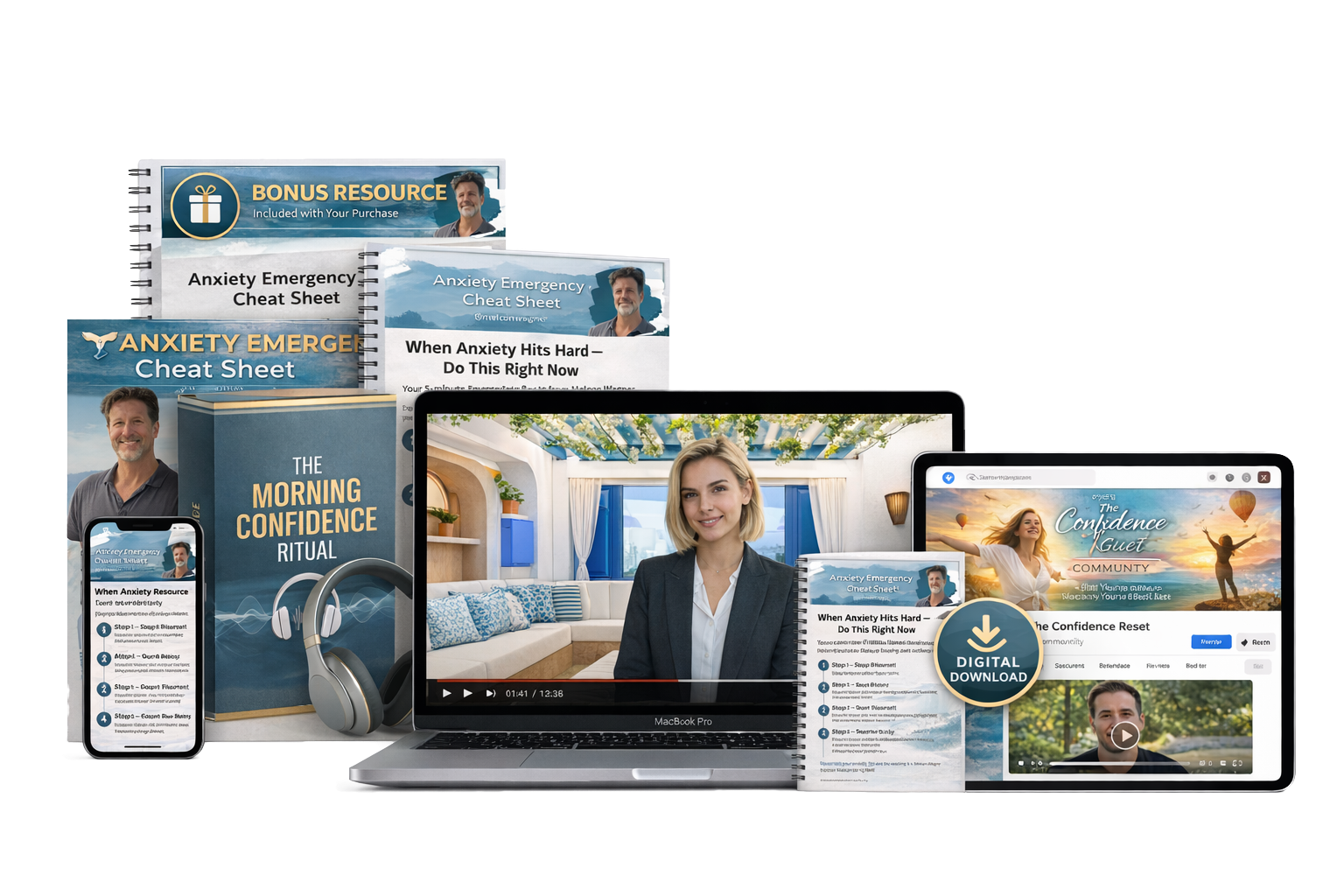 6 Steps to Overcoming Anxiety — Full Course + Bonus Package