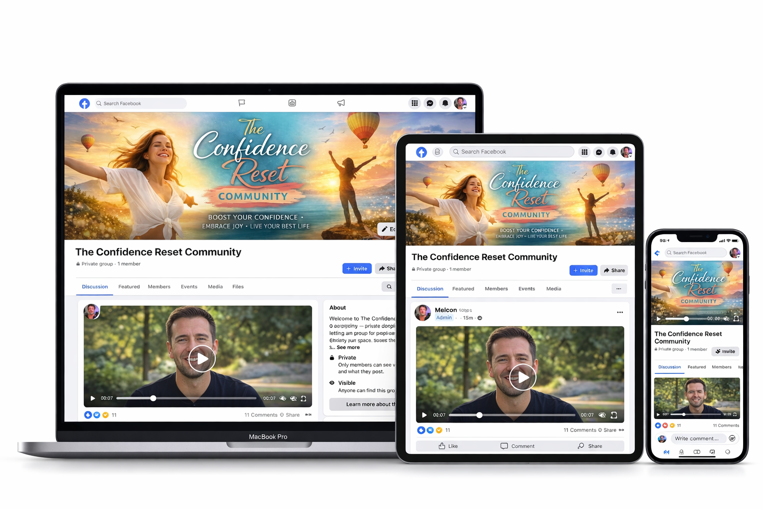 Private Confidence Reset Community