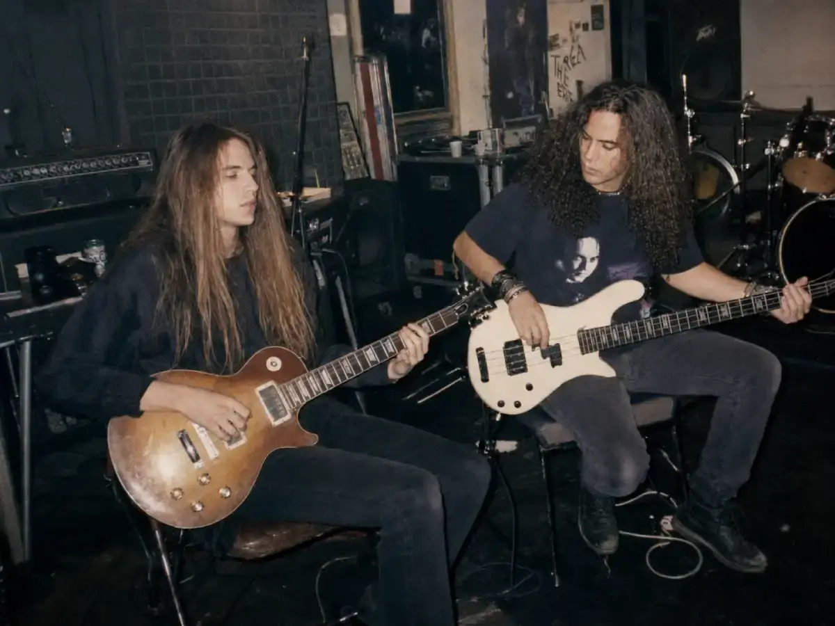 Melcon Wagner with Mike Starr of Alice in Chains