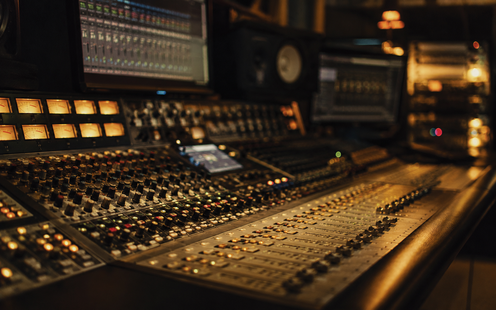 Recording studio console